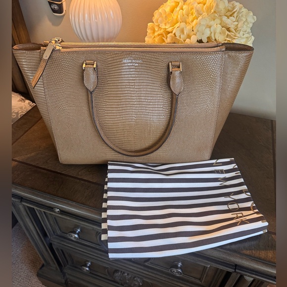 Henry Bendel  embossed leather Tote Bag - Picture 2 of 11
